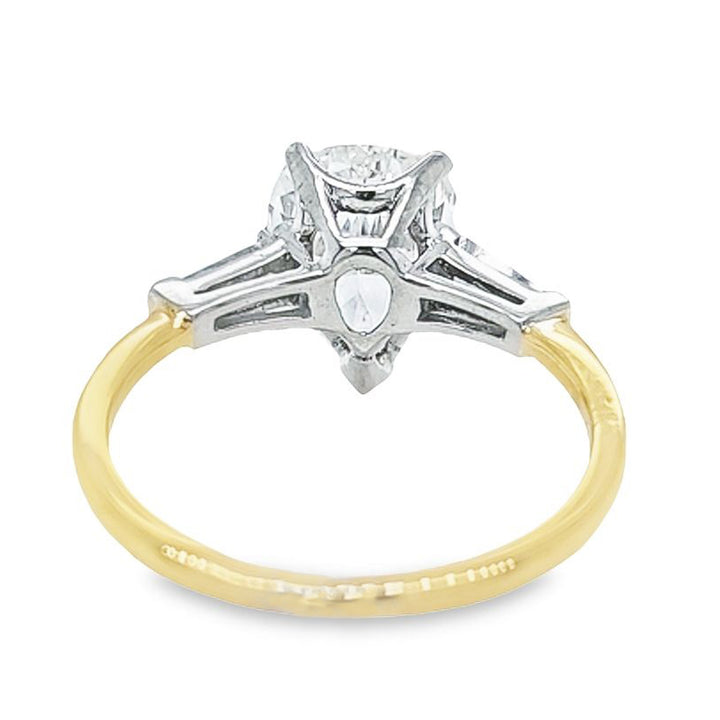2.39 Carat Pear Shape Diamond Engagement Ring