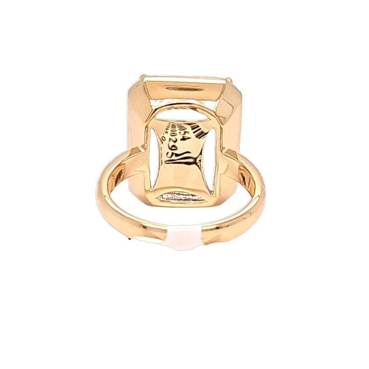 White Topaz and Diamond Cocktail Ring