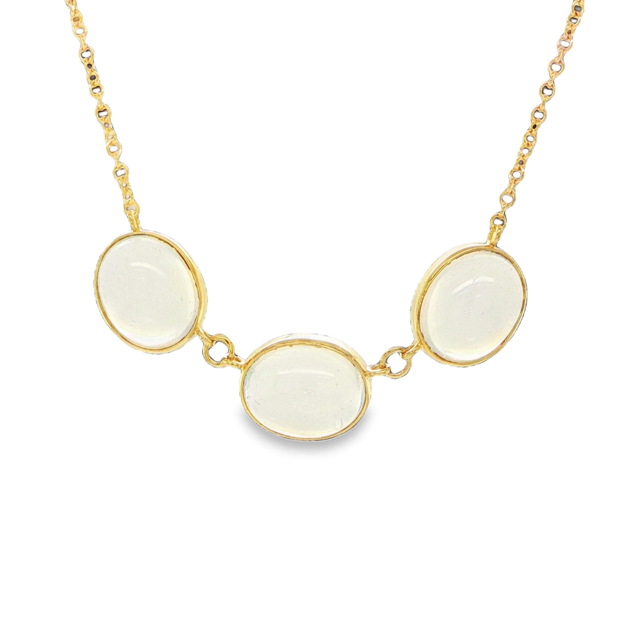 18K Yellow Gold Moonstone 15