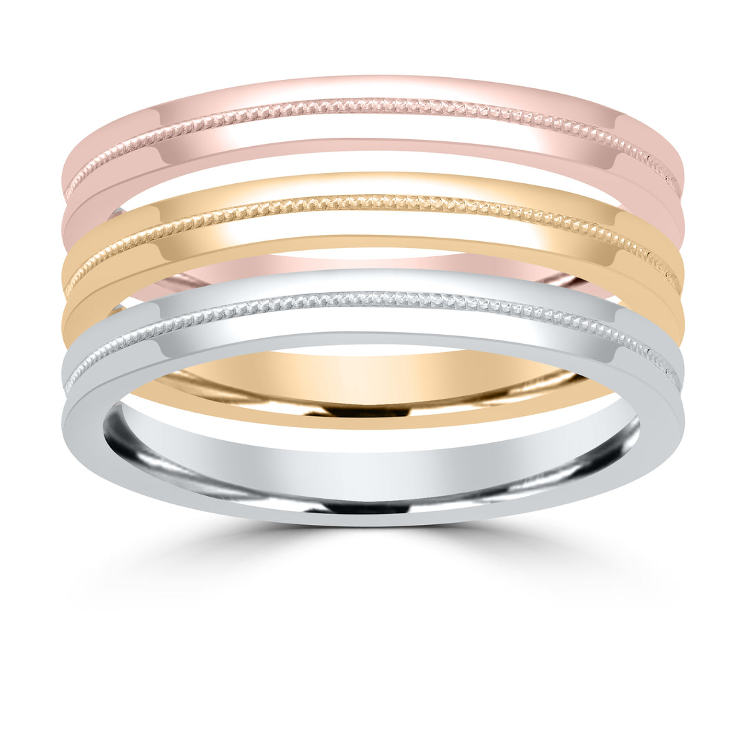 2mm Millgrain Band