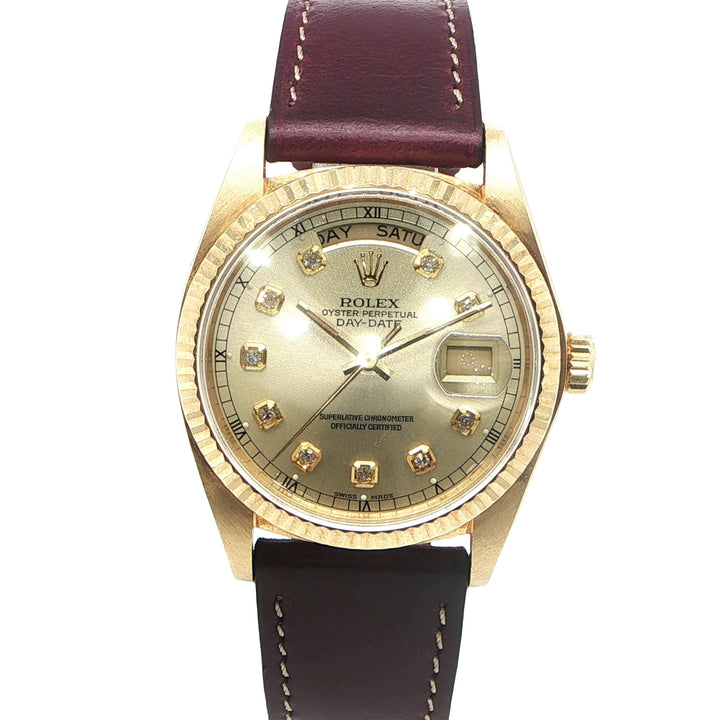 Rolex Day Date 36mm 18K Yellow Gold Automatic Watch
