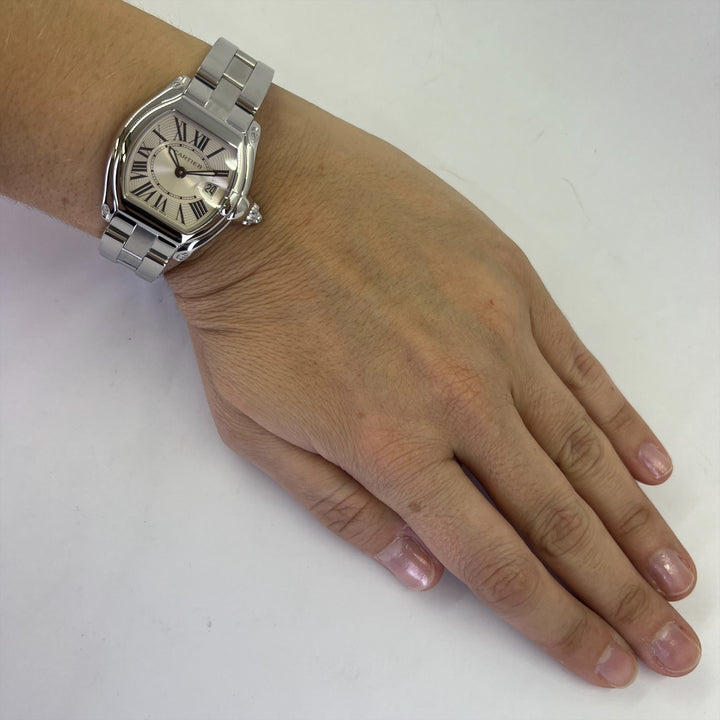 Cartier Roadster Stainless Steel Quartz Watch