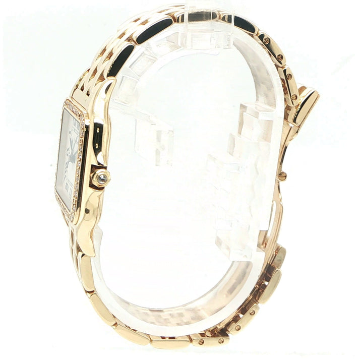 Cartier Panthere 27mm 18K Yellow Gold Diamond Bezel Quartz Watch