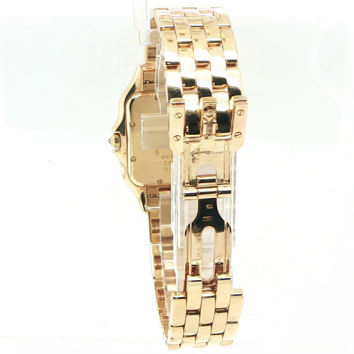 Cartier Panthere 27mm 18K Yellow Gold Diamond Bezel Quartz Watch