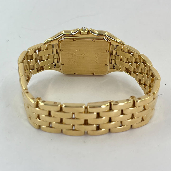 Cartier Panthere 27mm 18K Yellow Gold Diamond Bezel Quartz Watch