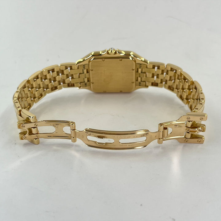 Cartier Panthere 27mm 18K Yellow Gold Diamond Bezel Quartz Watch