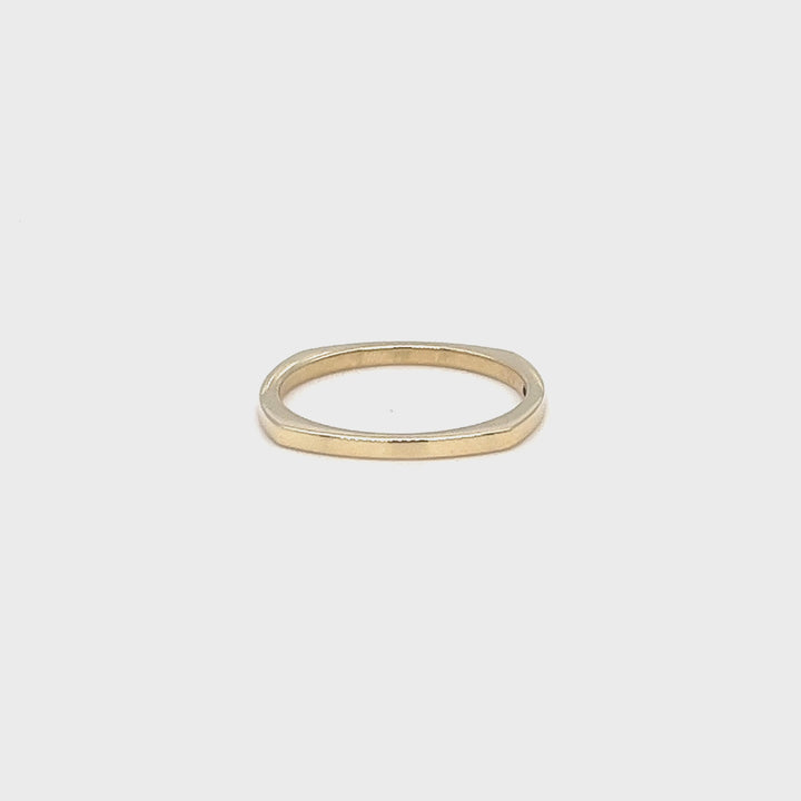 1.5mm Square Stacking Ring