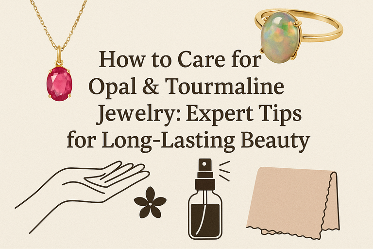 How to Care for Opal &amp; Tourmaline Jewelry: Expert Tips for Long-Lasting Beauty