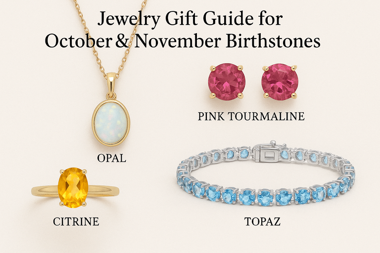 Jewelry Gift Guide for October &amp; November Birthstones