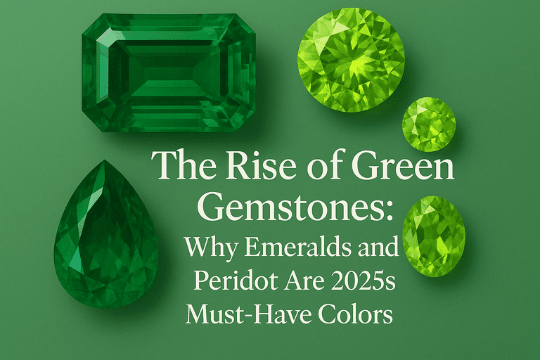 The Rise of Green Gemstones: Why Emeralds and Peridot Are 2025's Must-Have Colors