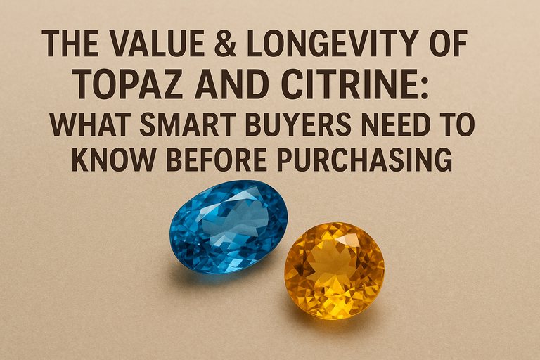 The Value &amp; Longevity of Topaz and Citrine: What Smart Buyers Need to Know Before Purchasing