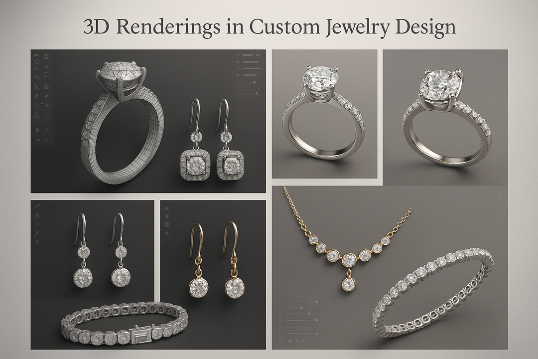 Digital to Physical: Bringing Jewelry Designs to Life with 3D Renderings