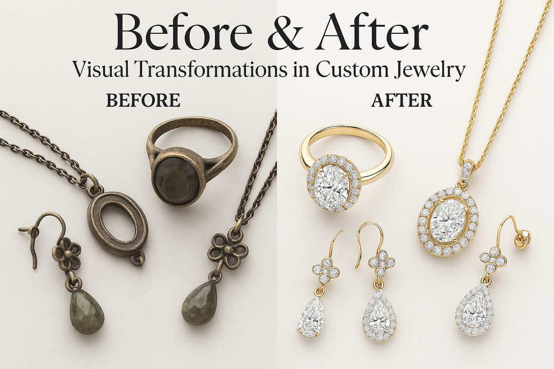 Before & After: Visual Transformations in Custom Jewelry