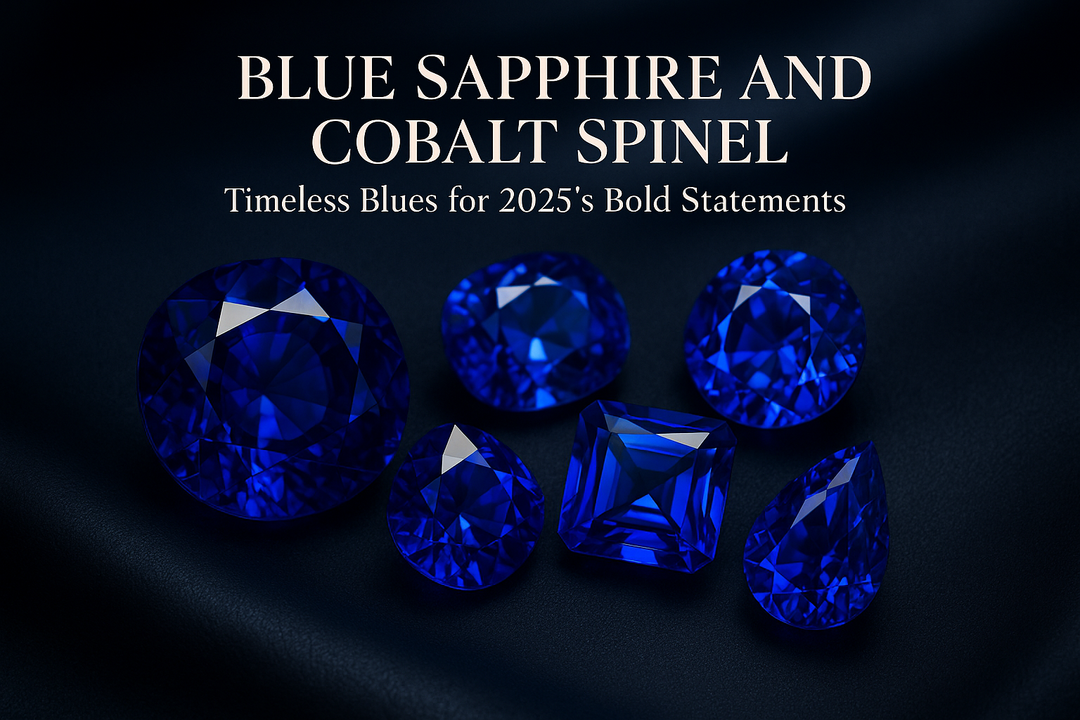 Blue Sapphire and Cobalt Spinel: Timeless Blues for 2025's Bold Statements