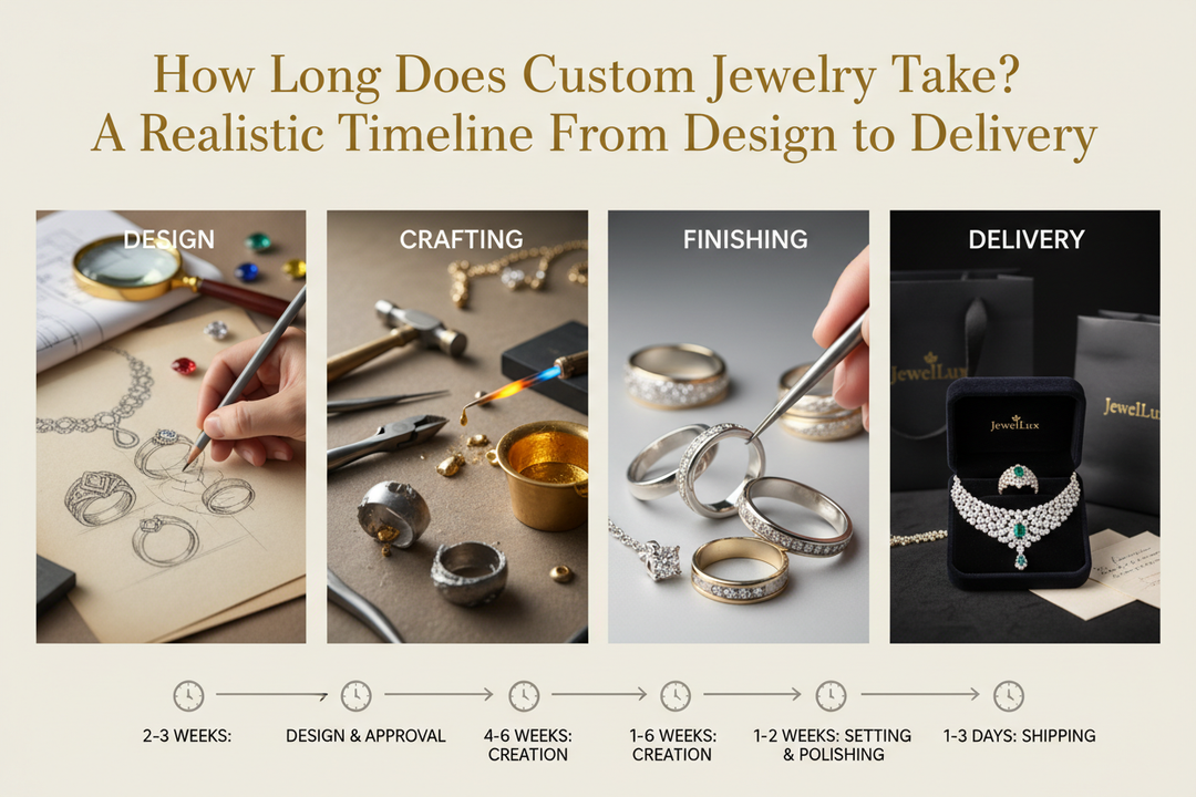 How Long Does Custom Jewelry Take? A Realistic Timeline From Design to Delivery