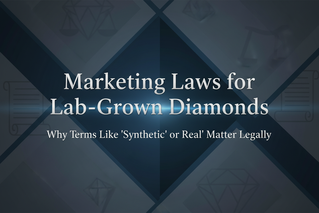 Marketing Laws for Lab-Grown Diamonds: Why Terms Like “Synthetic” or “Real” Matter Legally