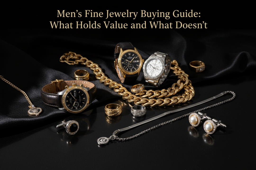 Men’s Fine Jewelry Buying Guide: What Holds Value and What Doesn’t