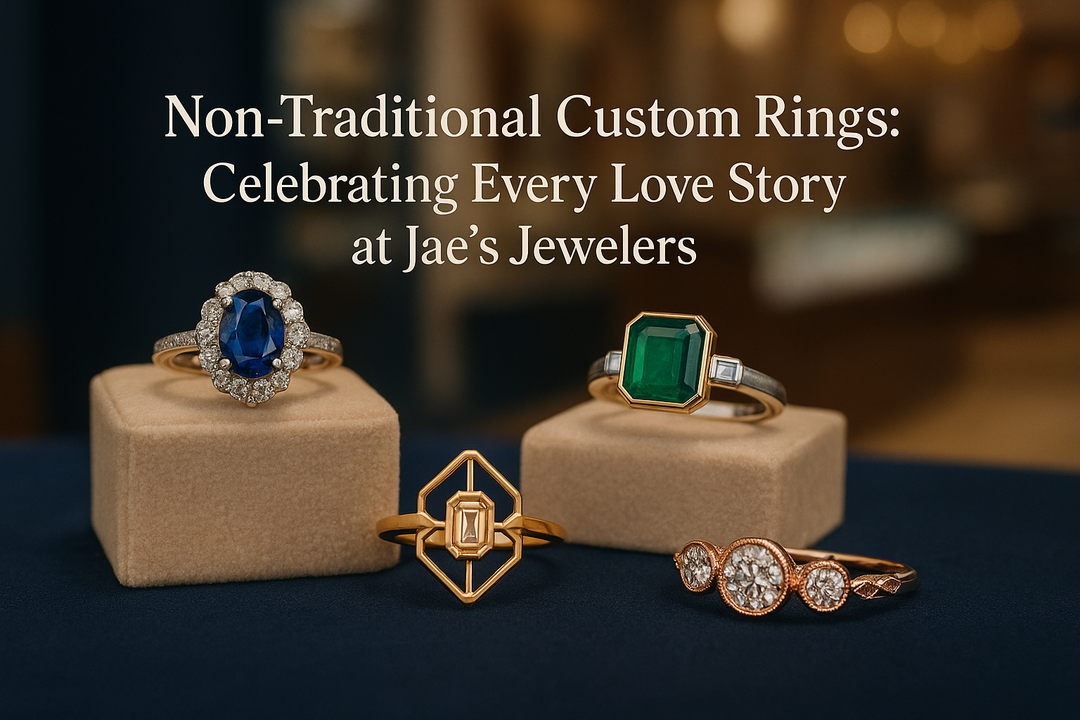 Non-Traditional Custom Rings: Celebrating Every Love Story at Jae’s Jewelers