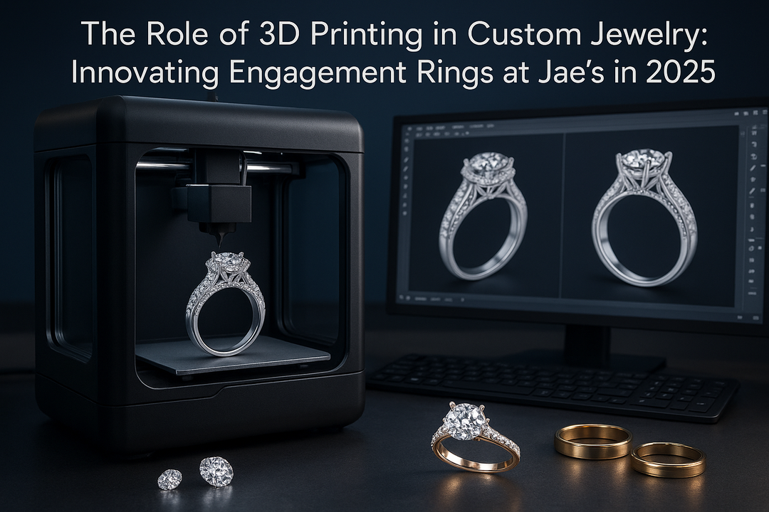 The Role of 3D Printing in Custom Jewelry: Innovating Engagement Rings at Jae's in 2025