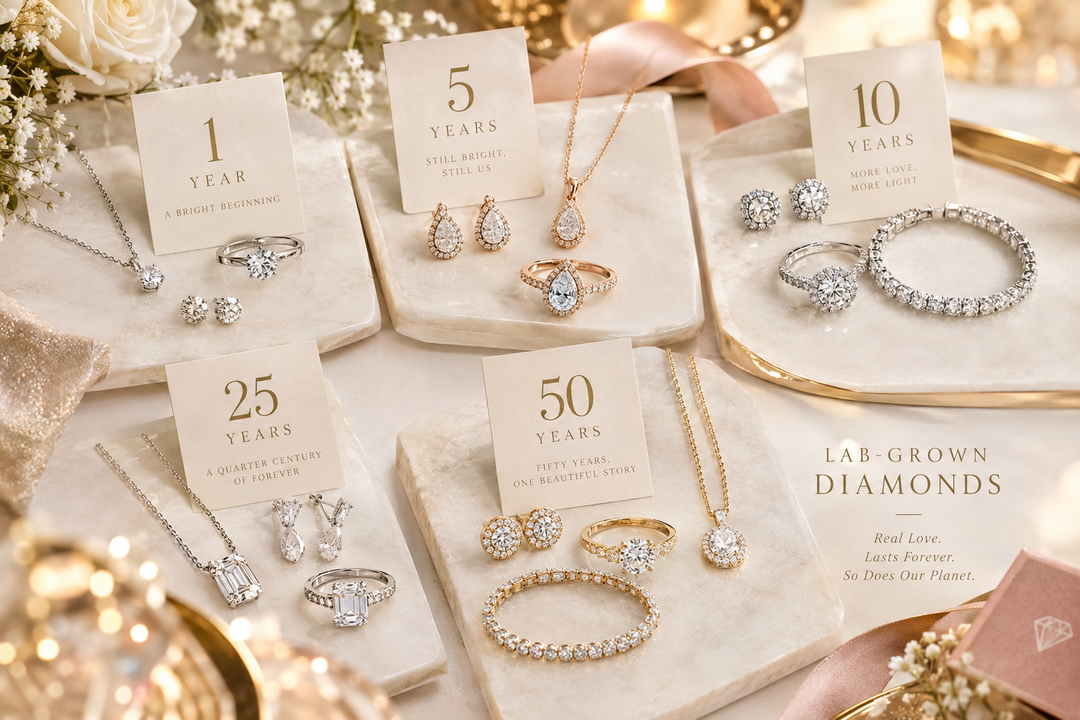 Lab-Grown Diamond Anniversary Gifts by Milestone Year