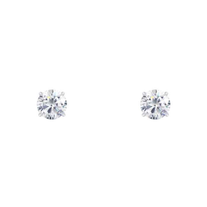 0.20cttw Diamond Stud Screw Earrings