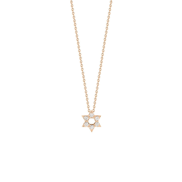 Roberto Coin 18K Gold Star of David Diamond Necklace