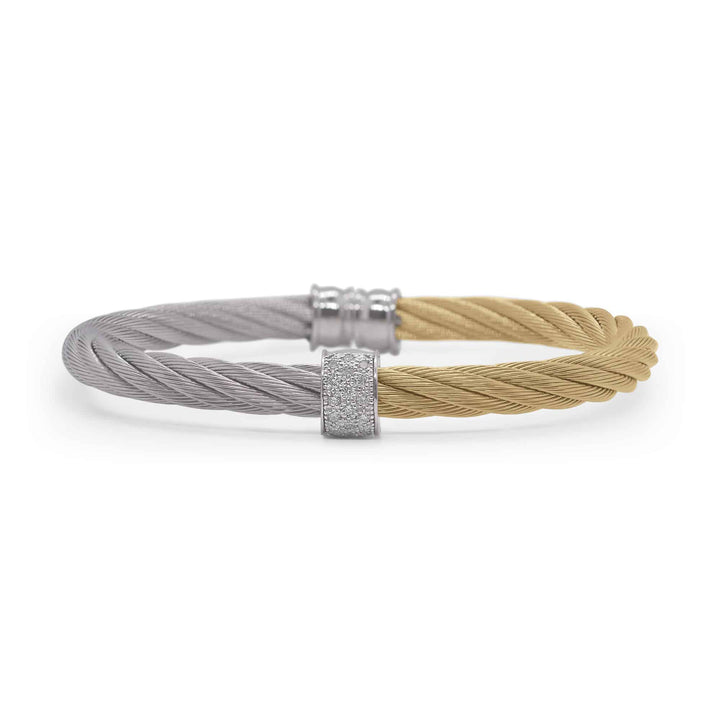 Color Block Cable Diamond Bracelet
