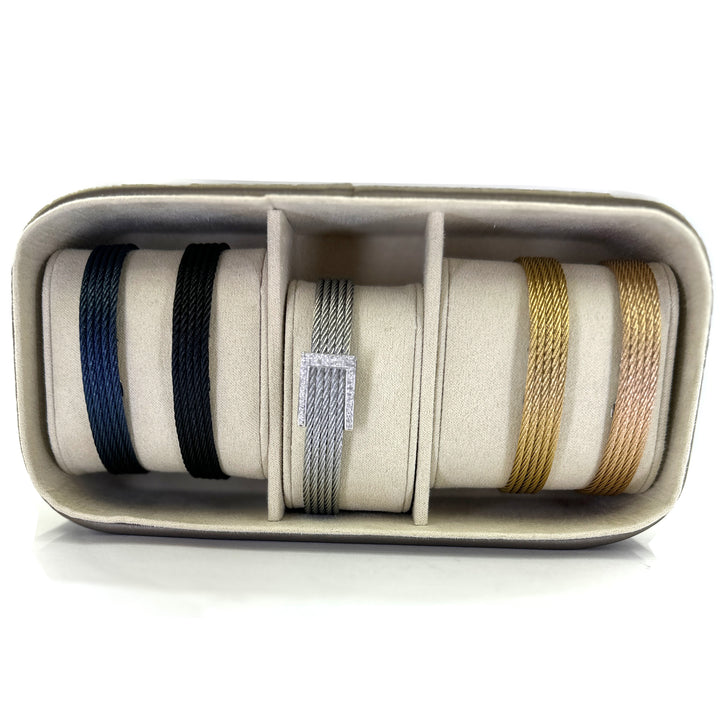 Buckle Up Set of 5 Cuffs with Removable Buckle