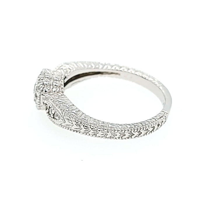 Bezel Set Promise Ring