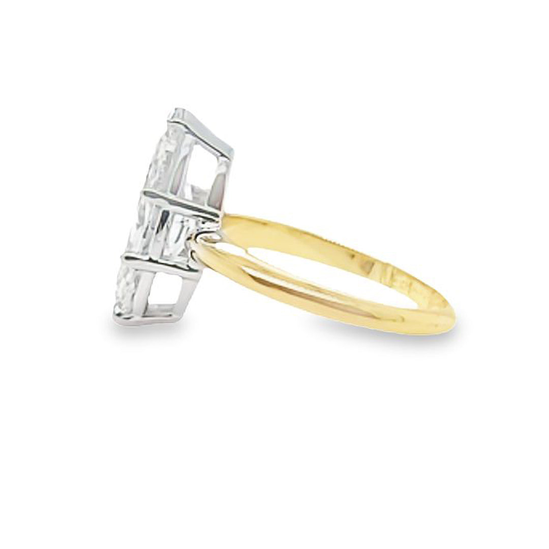 3.07 Carat Marquise Diamond Engagement Ring