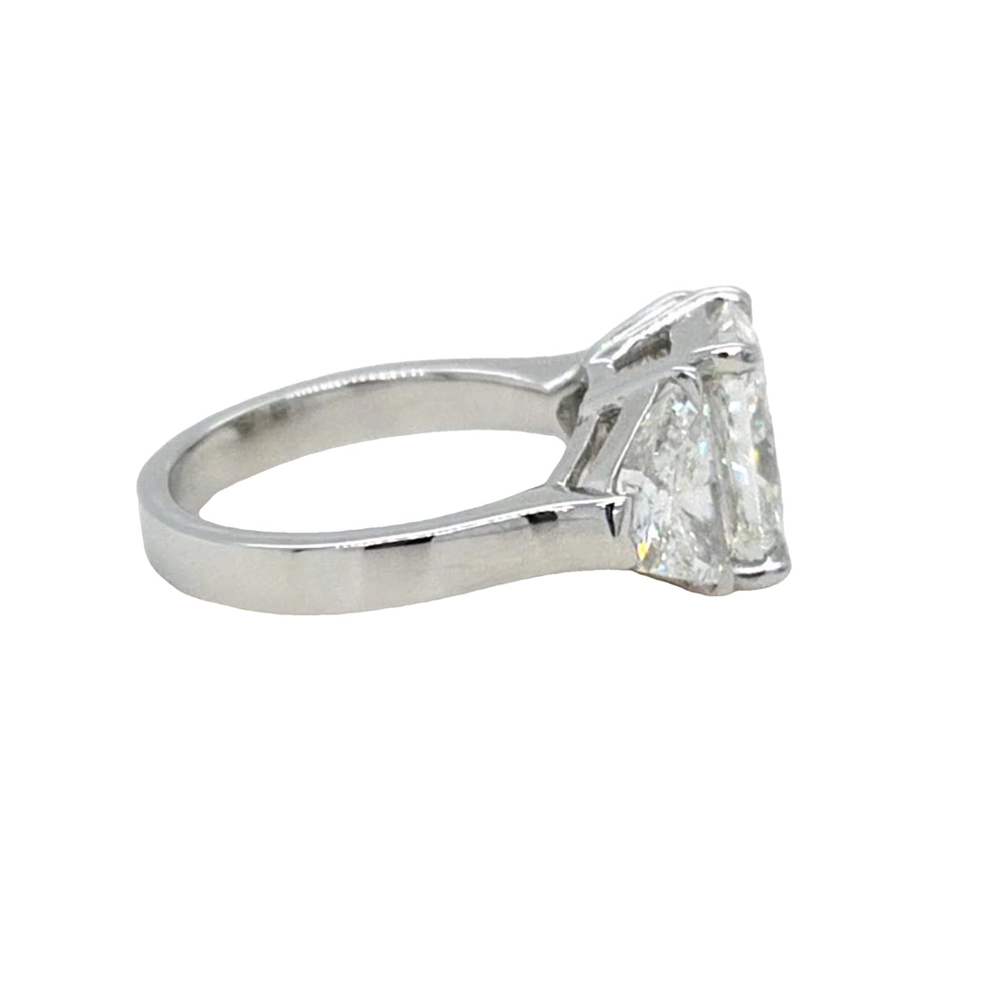 Three Stone Diamond Engagement Ring
