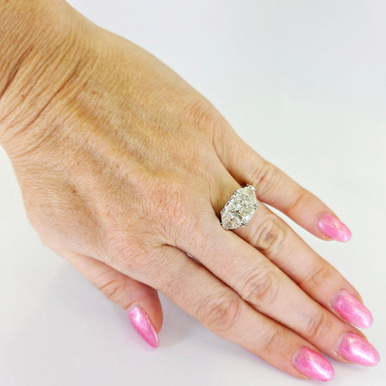Three Stone Diamond Engagement Ring