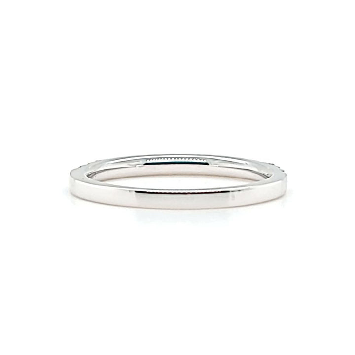 Alianza de boda de diamantes de 0,42 quilates