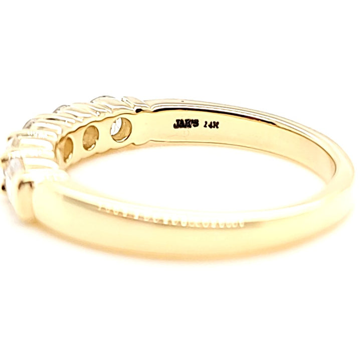 Anillo de diamantes de 5 piedras de 0,75 quilates