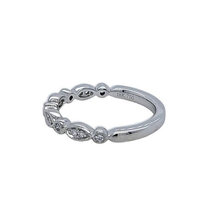 Scalloped Diamond Band