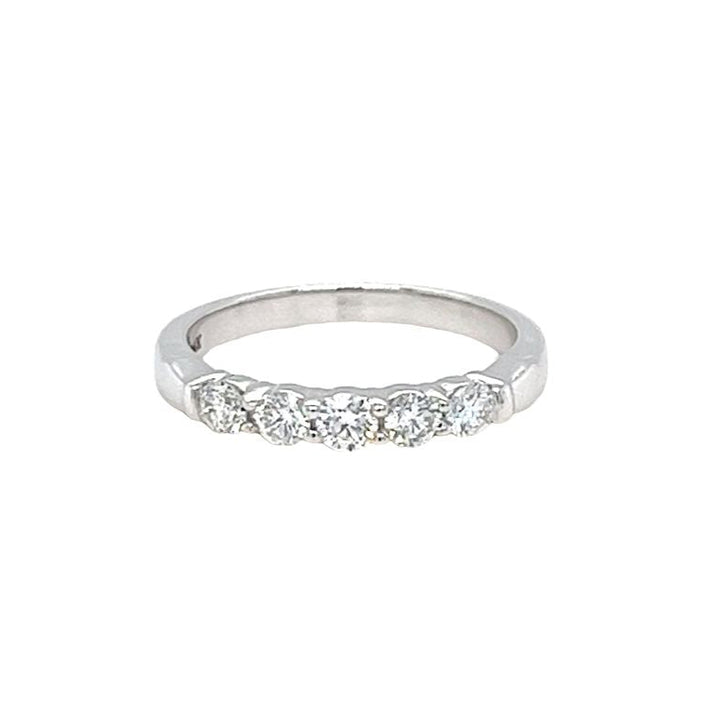 5 Diamond Shared Prong Band