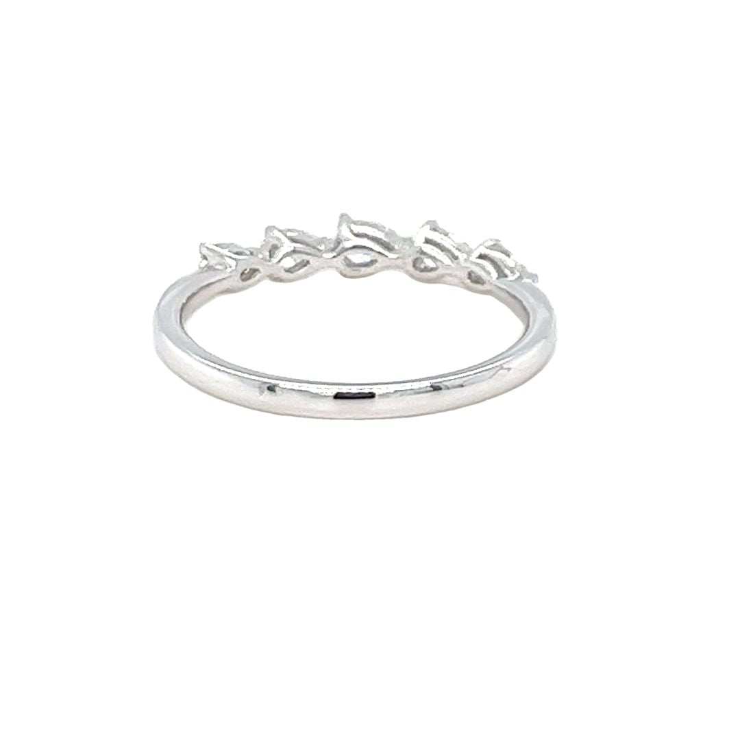 Pear Cut Diamond Band