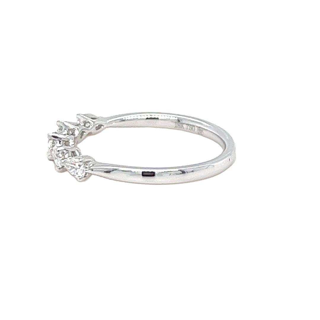 Pear Cut Diamond Band
