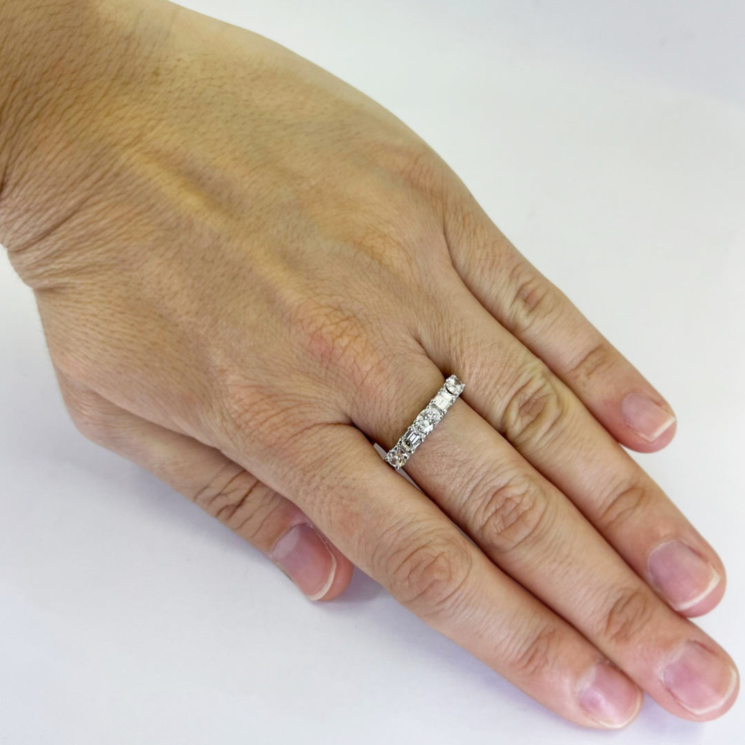 East West Fancy Shaped Diamond Ring