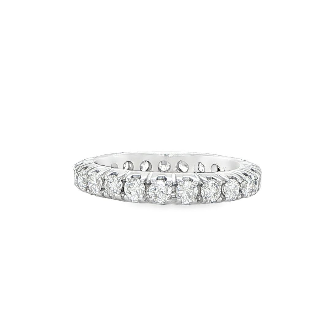 18K White Gold Diamond Eternity Band