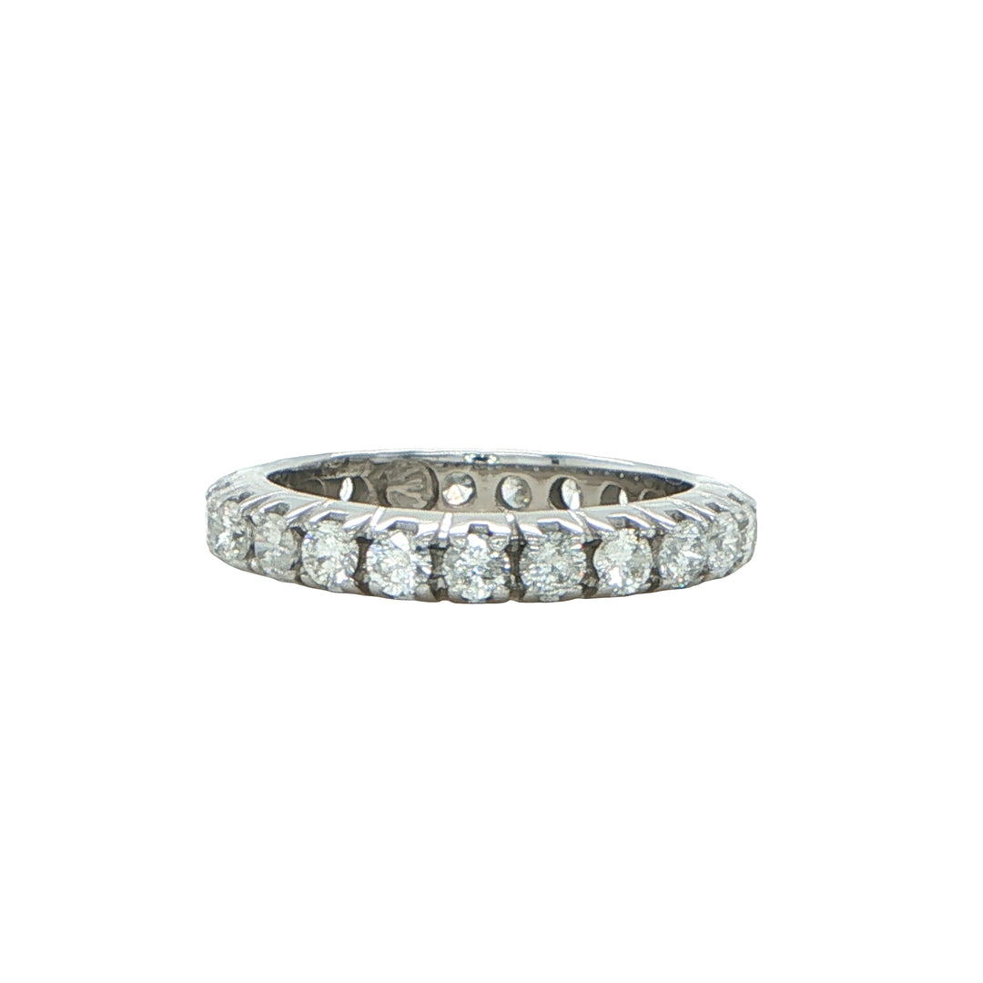 18K White Gold Diamond Eternity Band