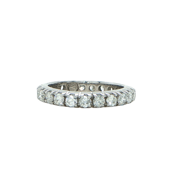 18K White Gold Diamond Eternity Band