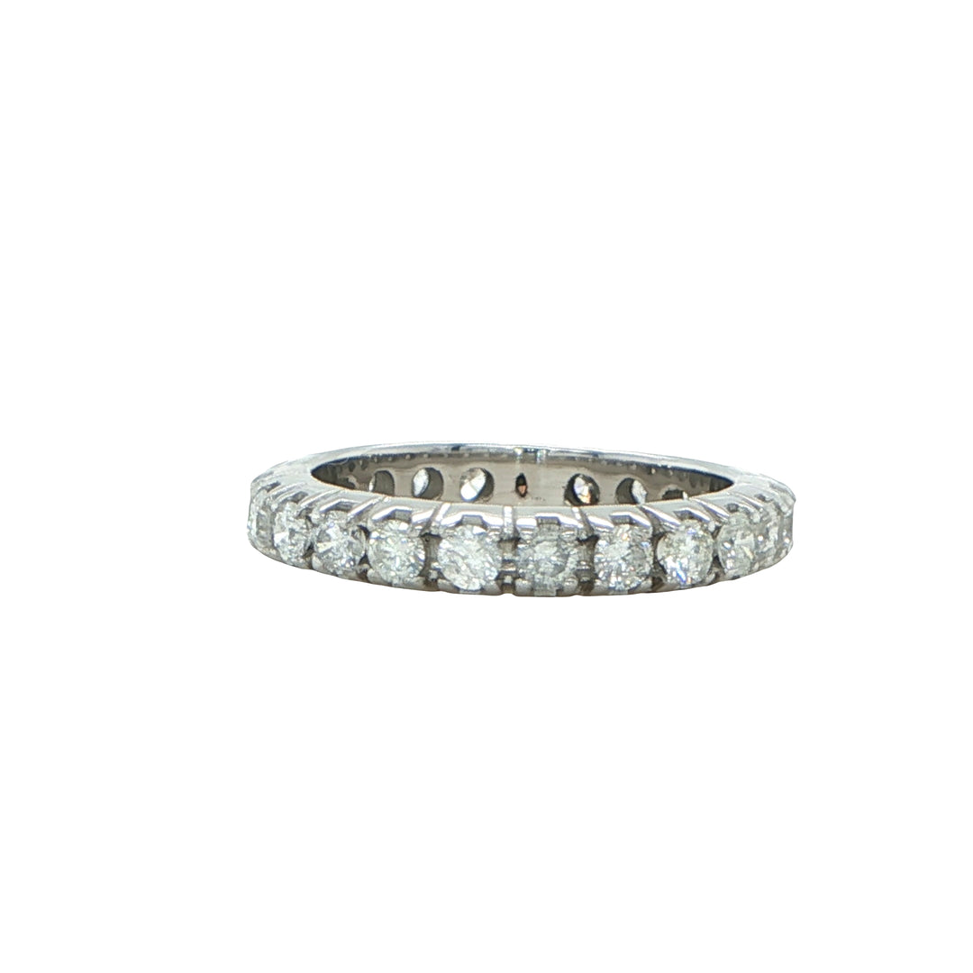 18K White Gold Diamond Eternity Band