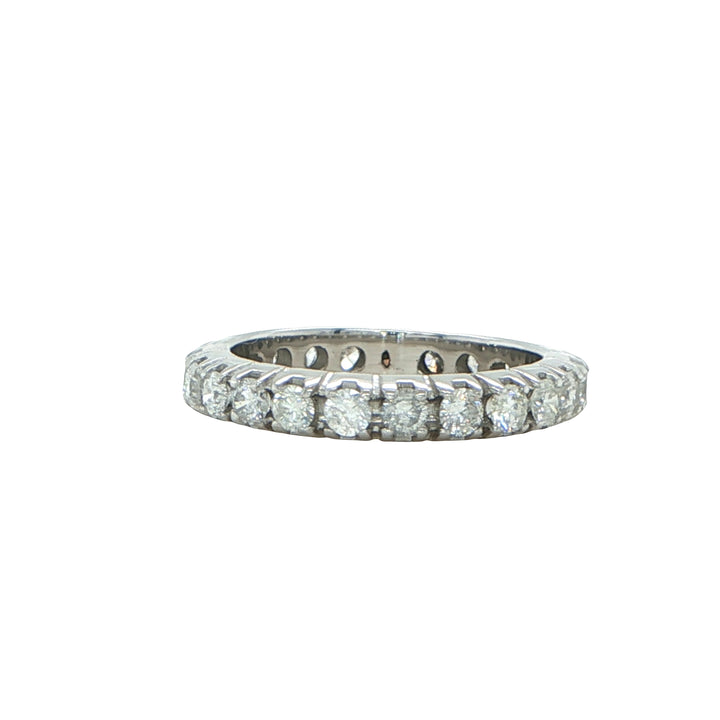 18K White Gold Diamond Eternity Band
