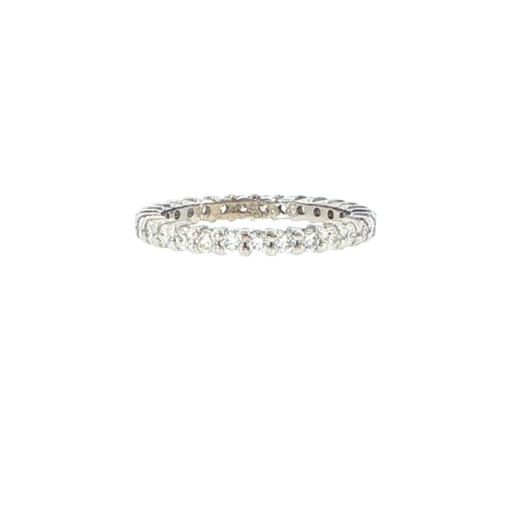 14K White Gold 2.4mm Diamond Eternity Band