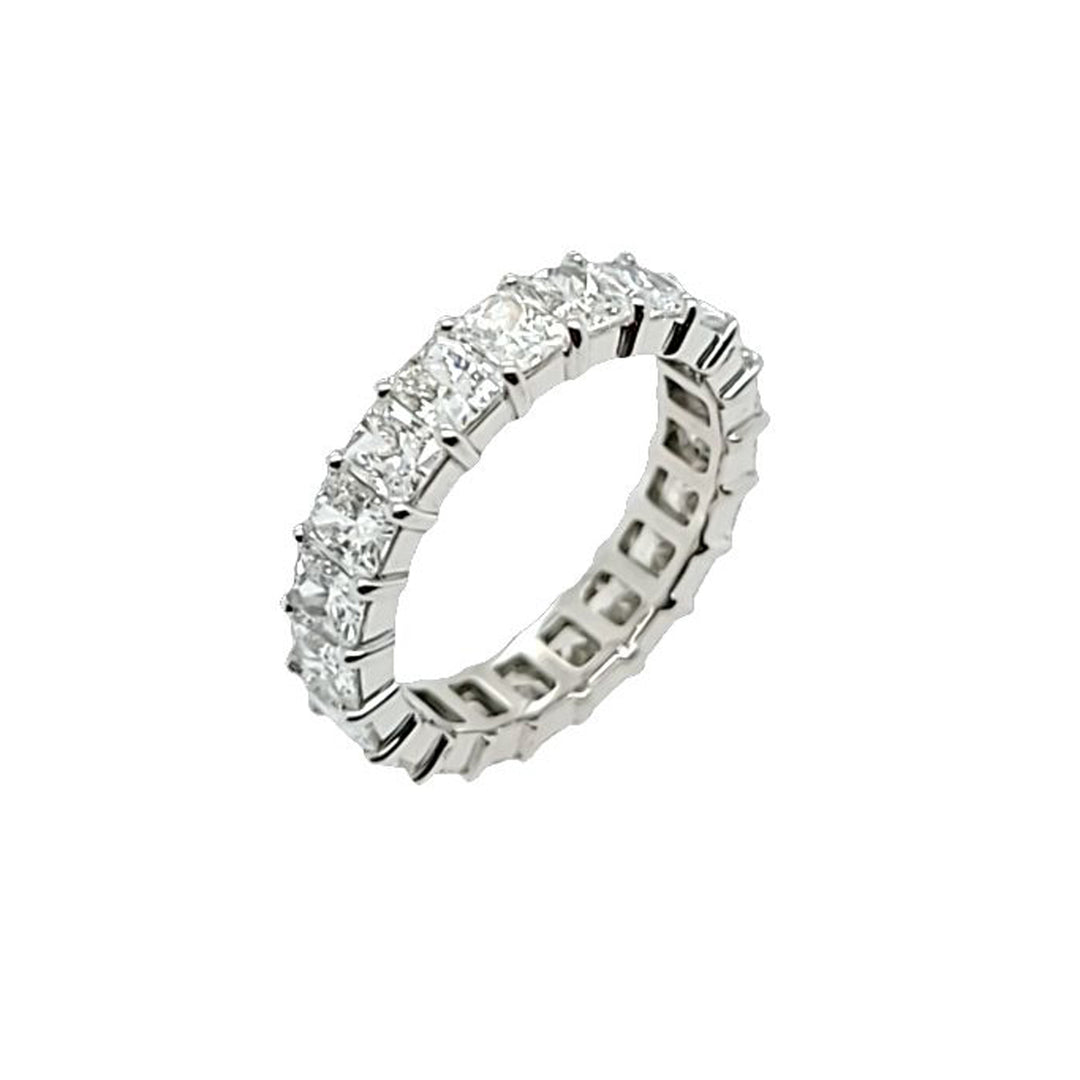 Radiant Cut Diamond Eternity Band