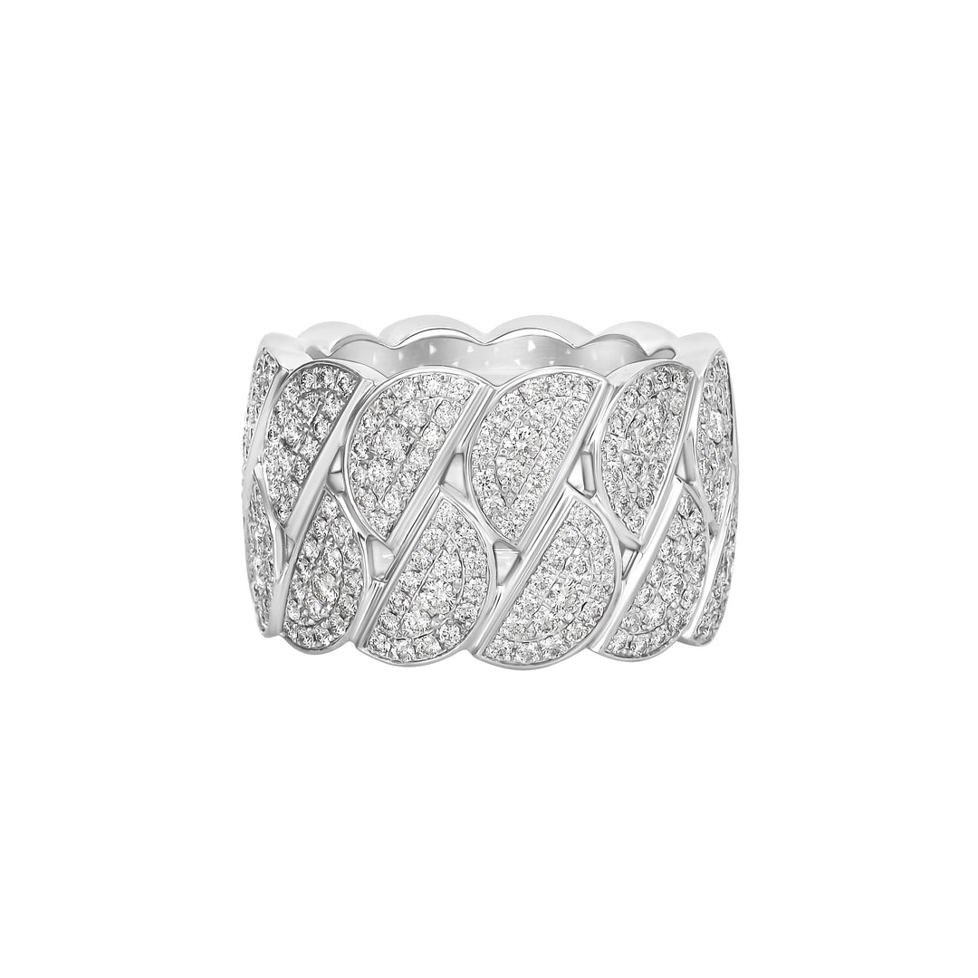 Estate Cartier La Dona Diamond Ring Miami FL Coral Gables  CARTIER Authentic 18k Silver Diamond Ring main image 0