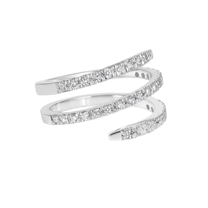 Diamond Fashion Spiral Ring