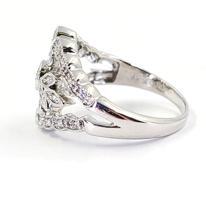 Floral Diamond Ring