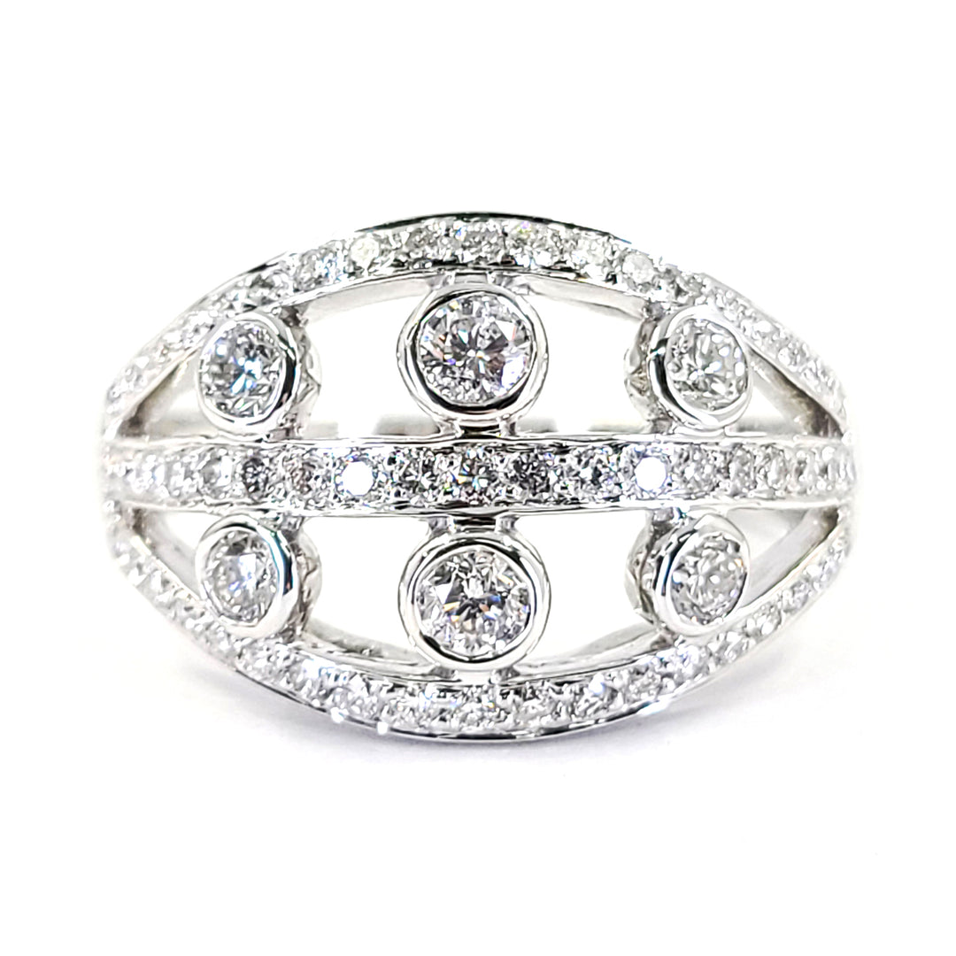 Rounded Diamond Band